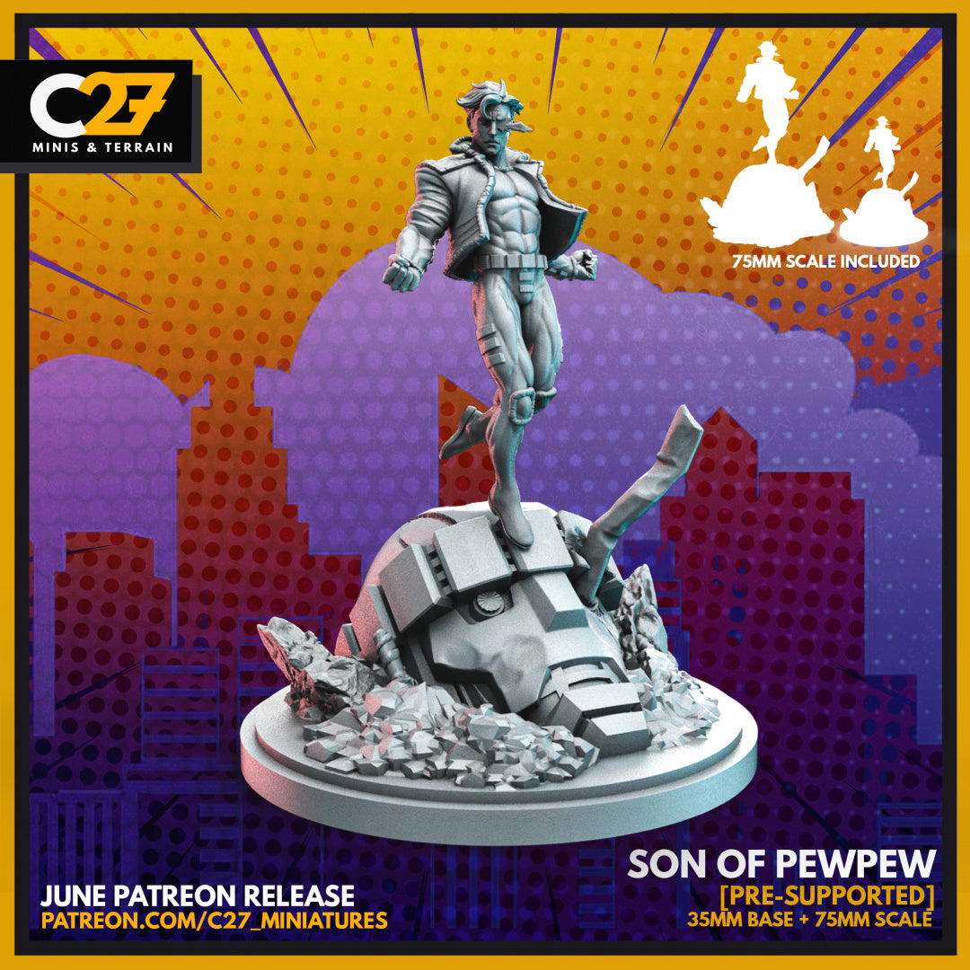 Custom Son of Pewpew 3D Model by c27 – Tabletop Adventures Await