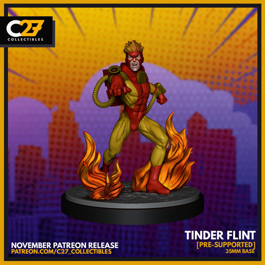 tinder flint by c27 – High-Quality 3D Printed Miniature