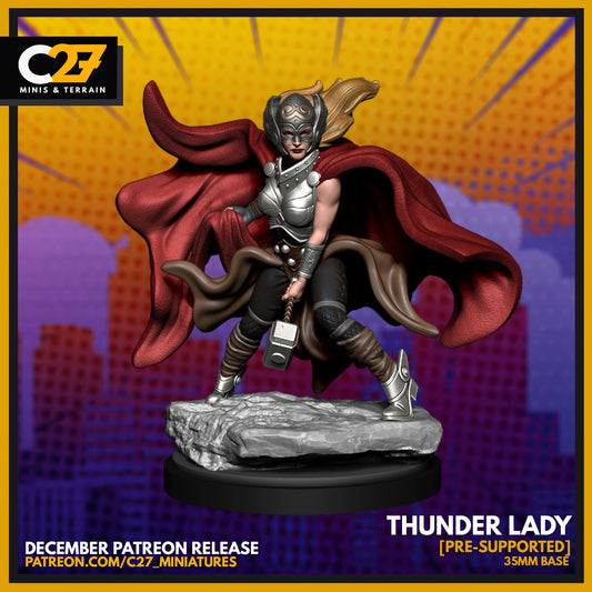 Unique thunderlady 3D Model by c27 – Tabletop Game Ready