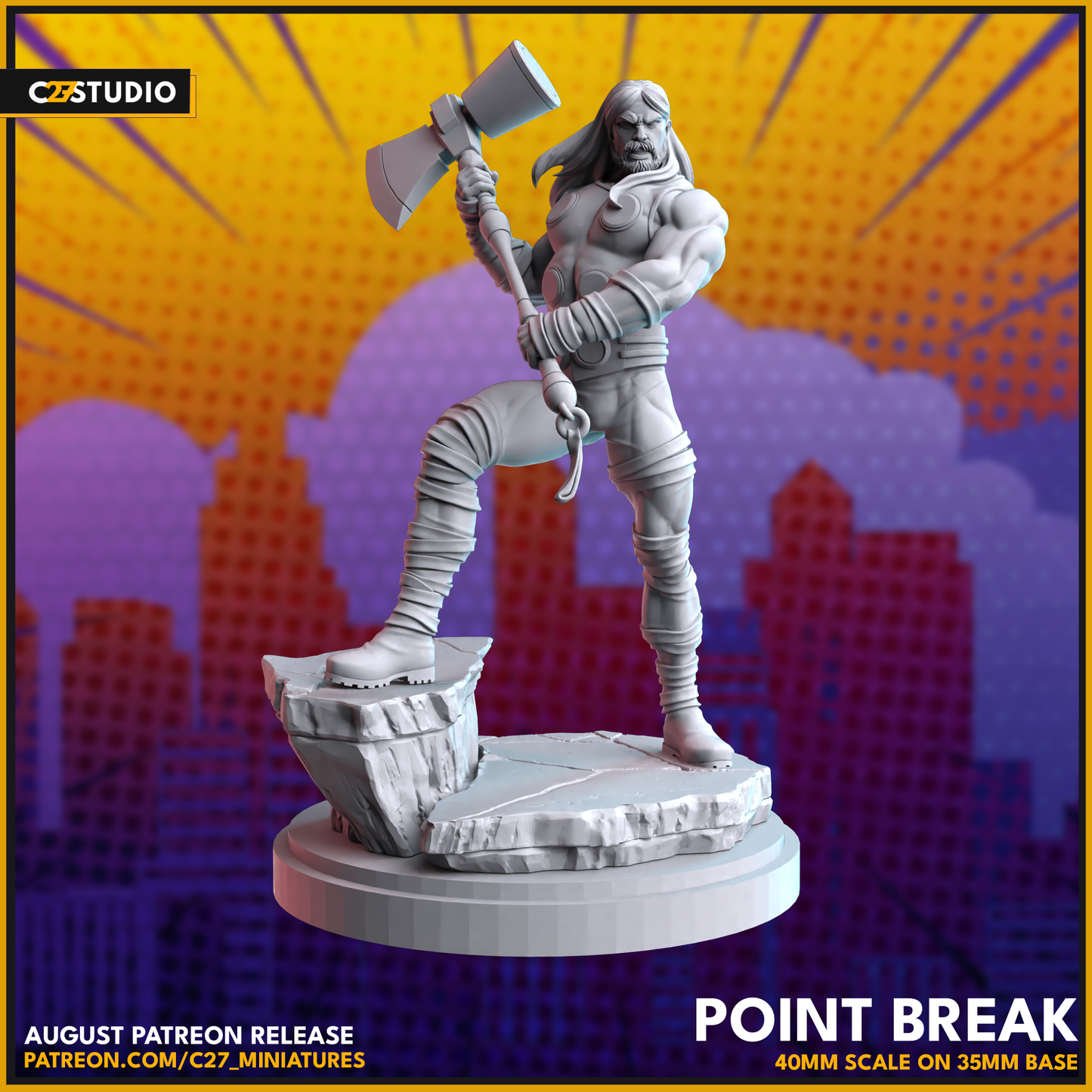 Point Break 3D Model by c27 – Perfect for Custom Tabletop Games