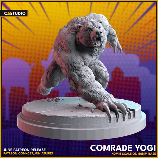 Get the Comrade Yogi 3D Model by c27 for Tabletop Adventures