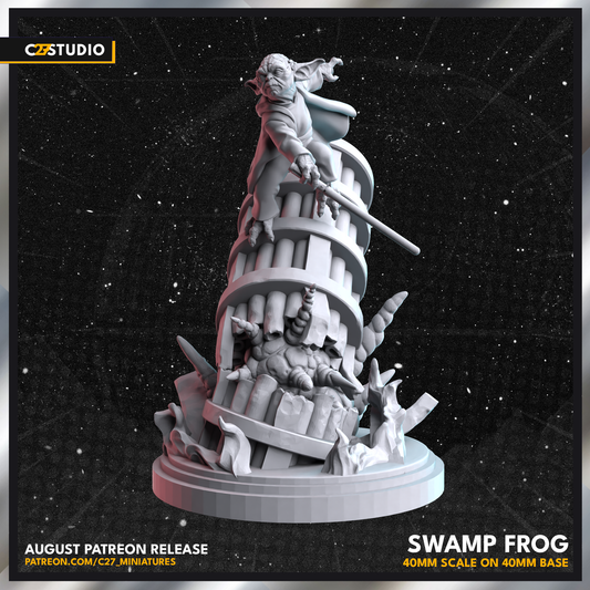 c27's Custom Swamp Frog 3D Model – For Tabletop Gamers