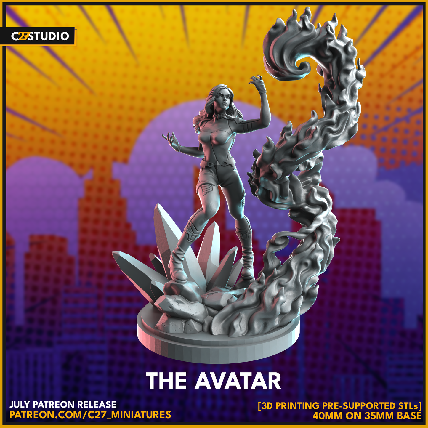 c27's The Avatar 3D Miniature – Add to Your Collection