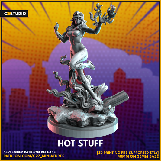 Hot Stuff by c27 – High-Quality 3D Printed Miniature