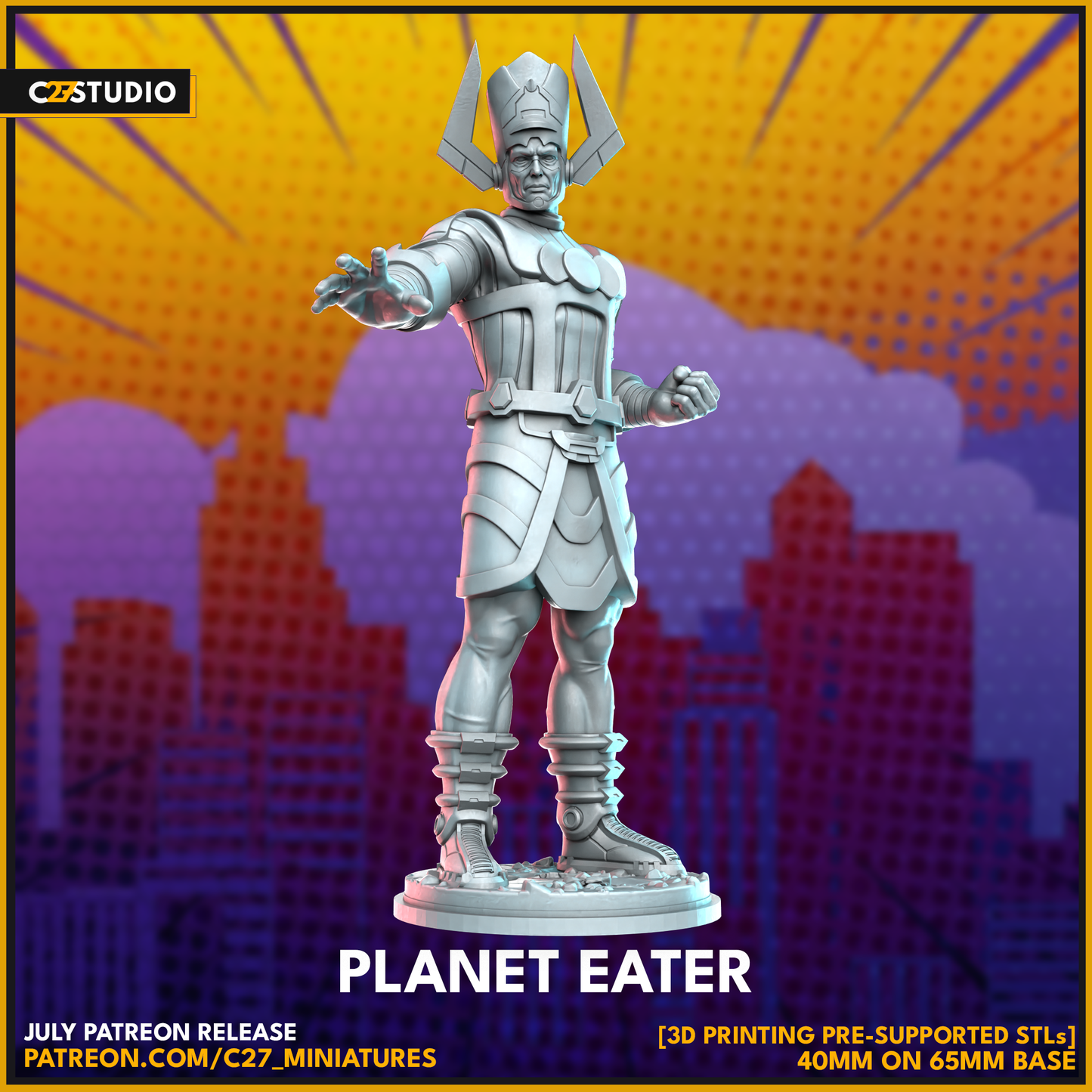 Planet Eater 3D Model by c27 – Perfect for Custom Tabletop Games