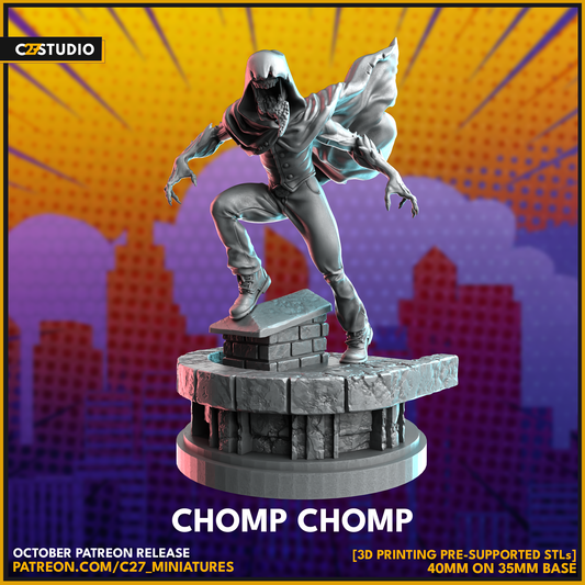 Chomp Chomp 3D Printed Miniature by c27 – Unique Game Piece