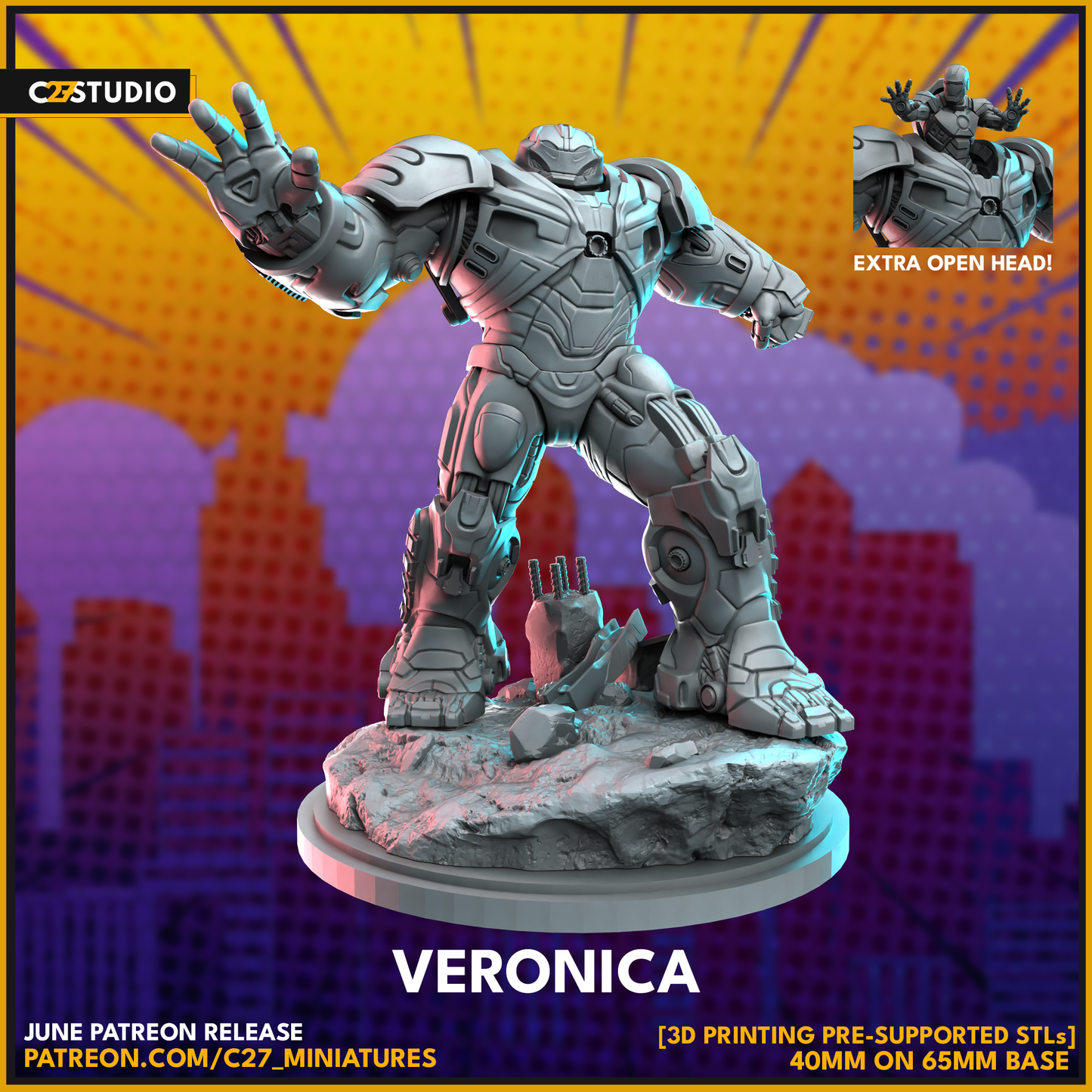 Get the Veronica 3D Model by c27 for Tabletop Adventures