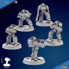 Set of 5 Imperator's Heavy Militum | Ghamak | Grimdark Compatible