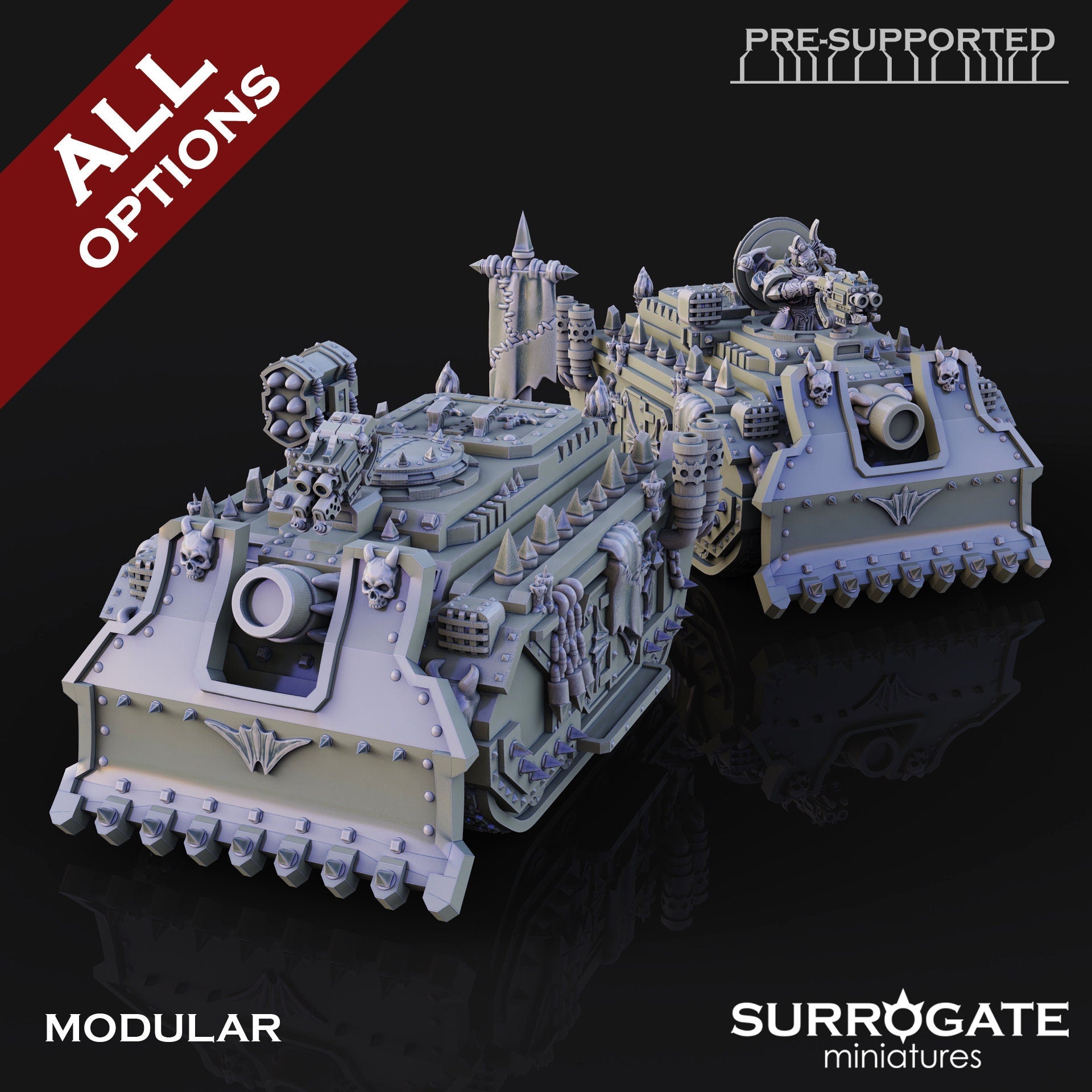 Midnight Bombarde | Surrogate Miniatures | Grimdark Compatible