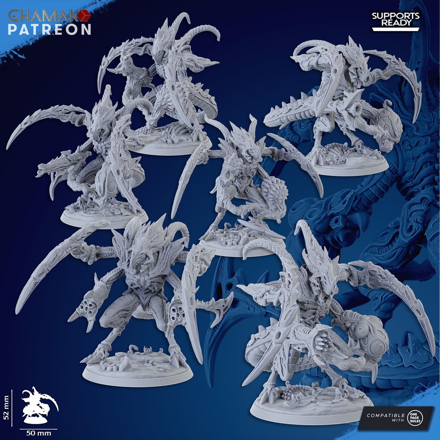 Swarm Warriors - Set of 6 | Ghamak | Grimdark Compatible