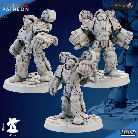 Devastator Squad of 3 | Ghamak | Grimdark Compatible