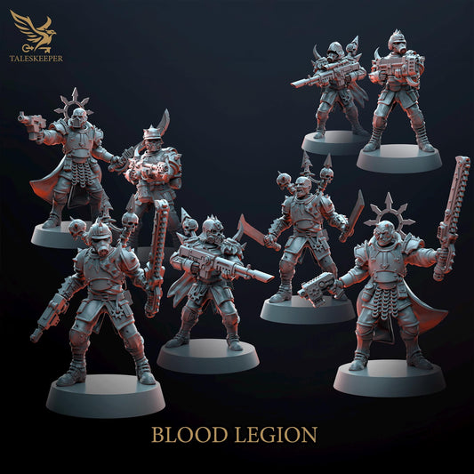 Set of 11 Blood Legion | Tales Keeper | Grimdark Compatible