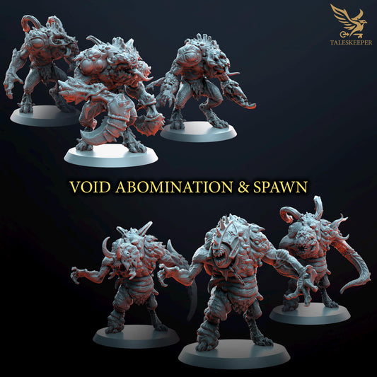 Void Abomination and Spawn | Tales Keeper | Grimdark Compatible