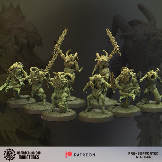 Blind Horrors Set of 8 | Immaterium God Miniatures | Grimdark Compatible