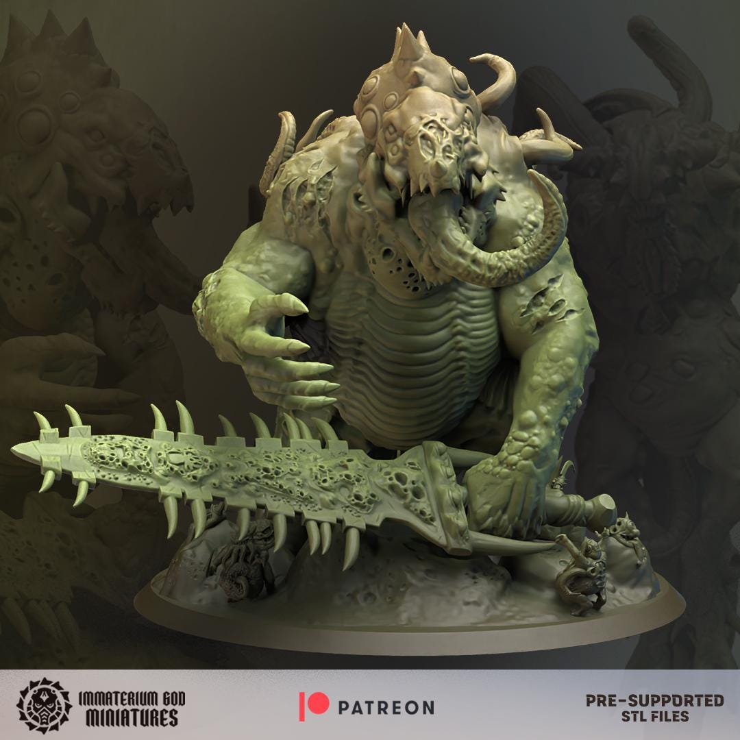 Morbidus Demon | Immaterium God Miniatures | Grimdark Compatible