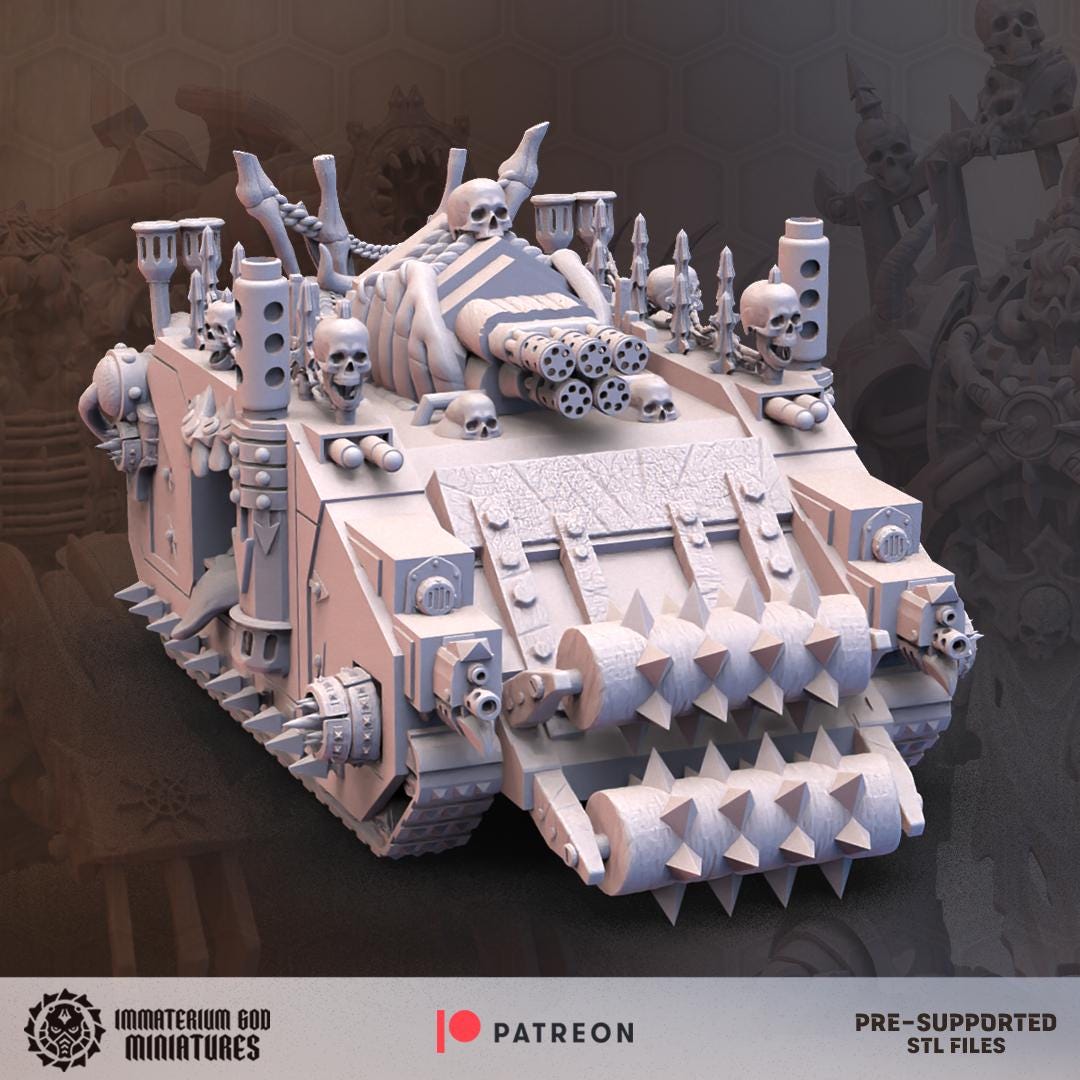 Carrion Tank | Immaterium God Miniatures | Grimdark Compatible