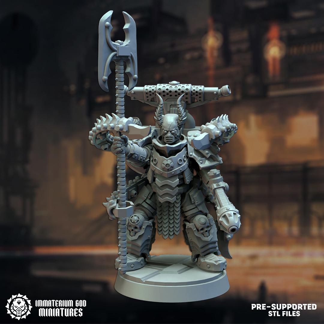 Demonic Forger | Immaterium God Miniatures | Grimdark Compatible ...