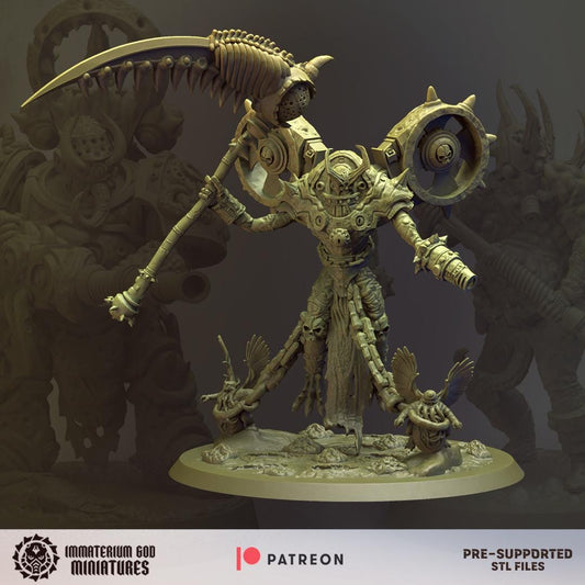 Mortus the Plaguelord | Immaterium God Miniatures | Grimdark Compatible