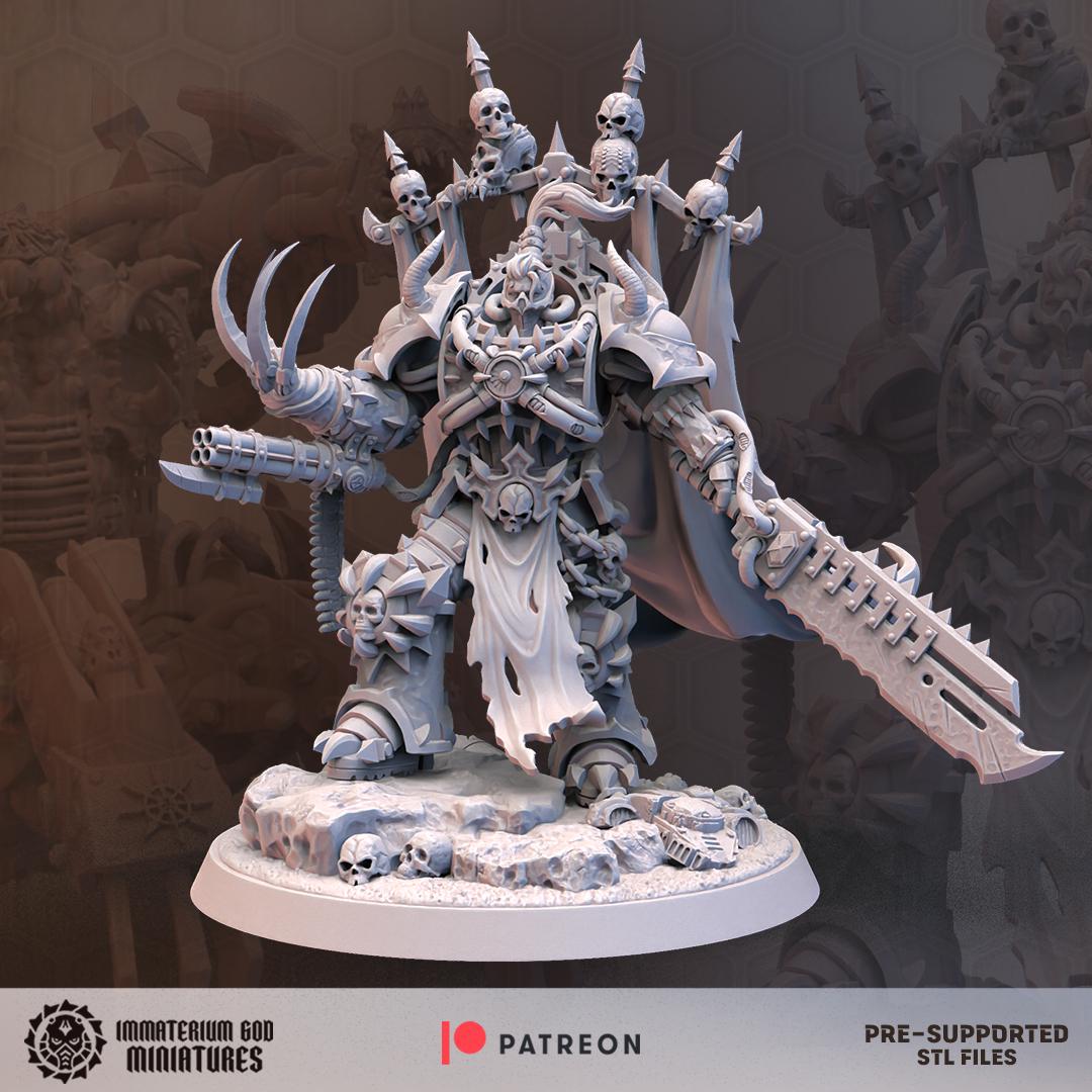 Drakka Emmersyn, the Abuser | Immaterium God Miniatures | Grimdark Compatible