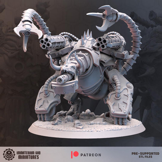 Scavendrax Hell Crusher | Immaterium God Miniatures | Grimdark Compatible