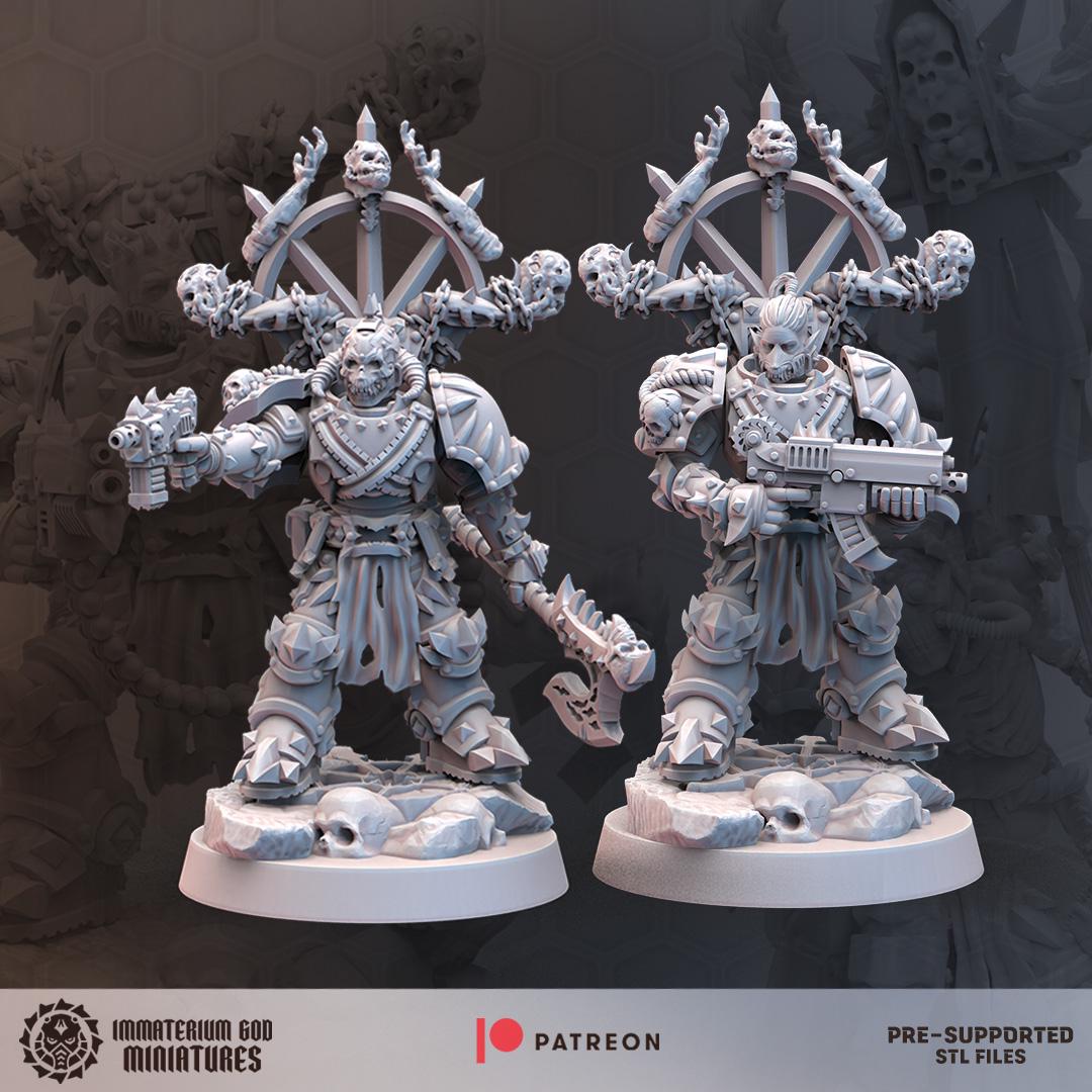 Desert scavengers - Veterans | Immaterium God Miniatures | Grimdark Compatible