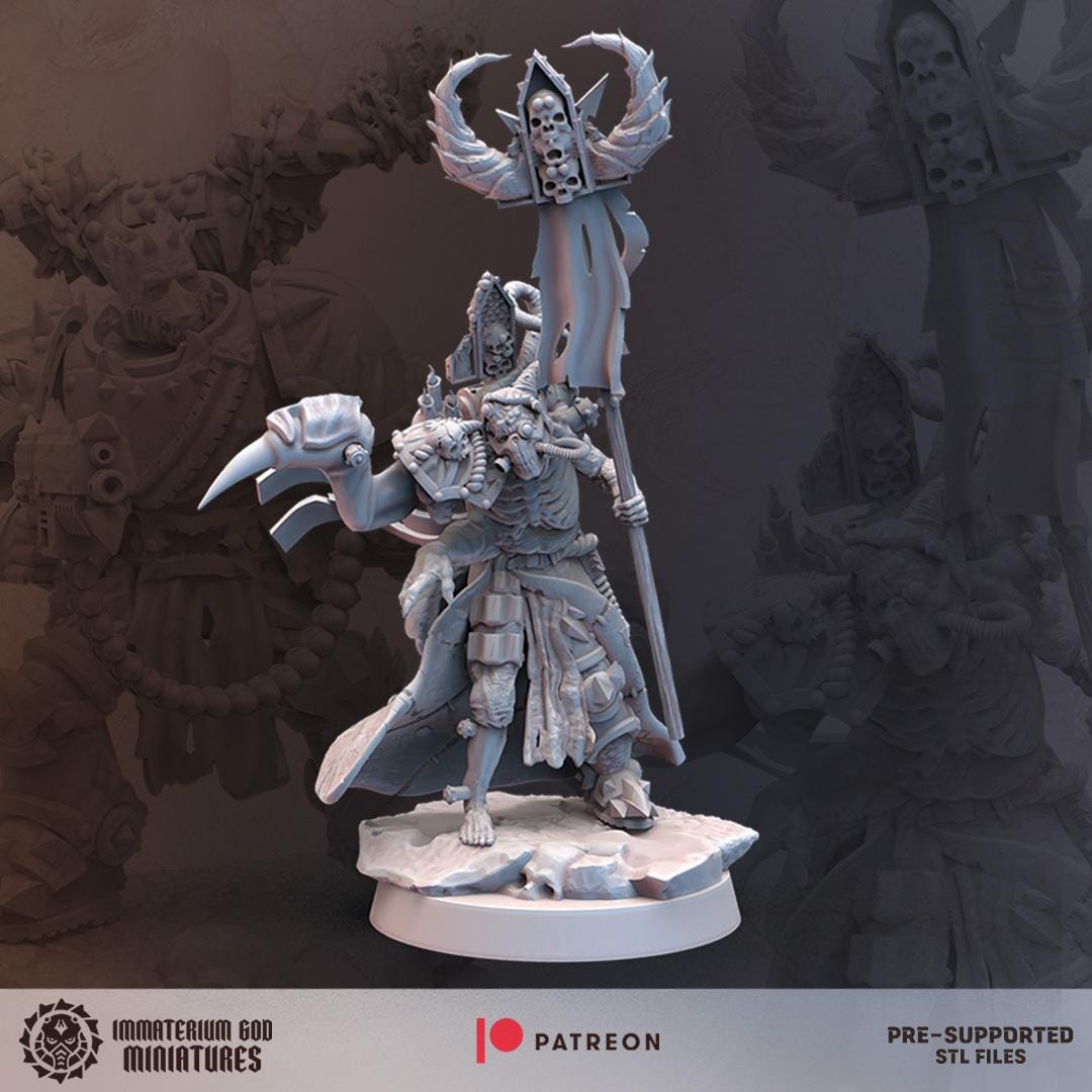 Carrion Prophet | Immaterium God Miniatures | Grimdark Compatible