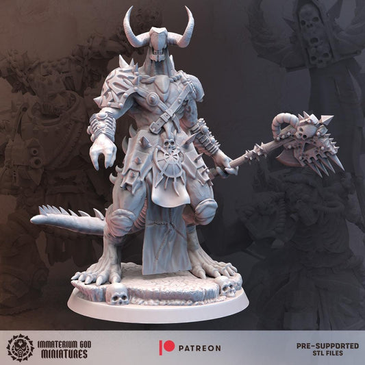 Scavenger Demon King | Immaterium God Miniatures | Grimdark Compatible