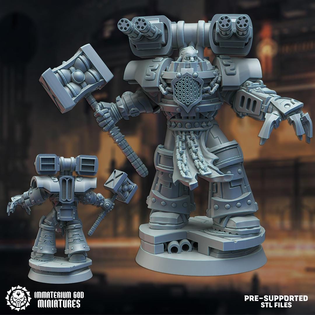 Betregla Ironsoul | Immaterium God Miniatures | Grimdark Compatible