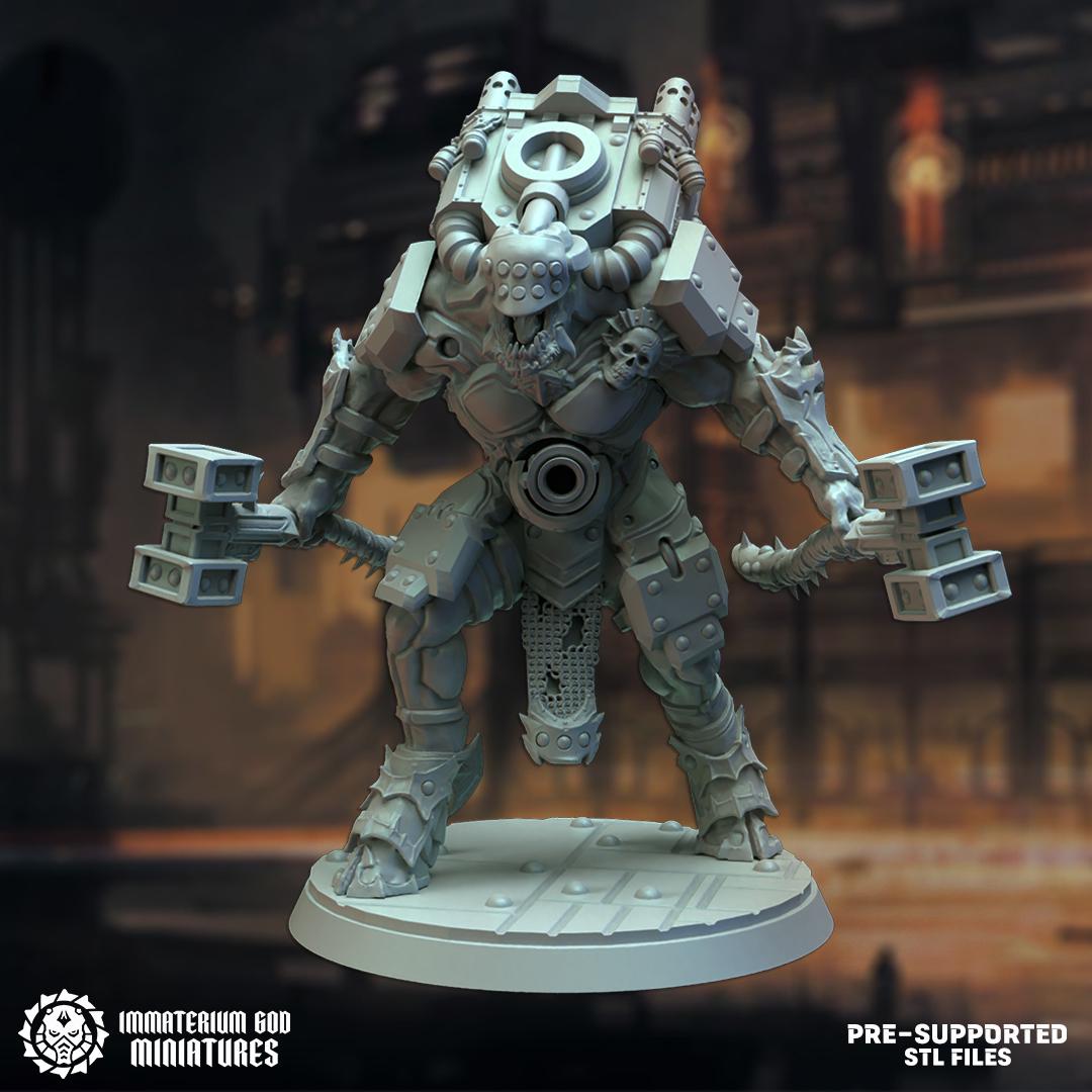 The Demonic Forge King | Immaterium God Miniatures | Grimdark Compatible