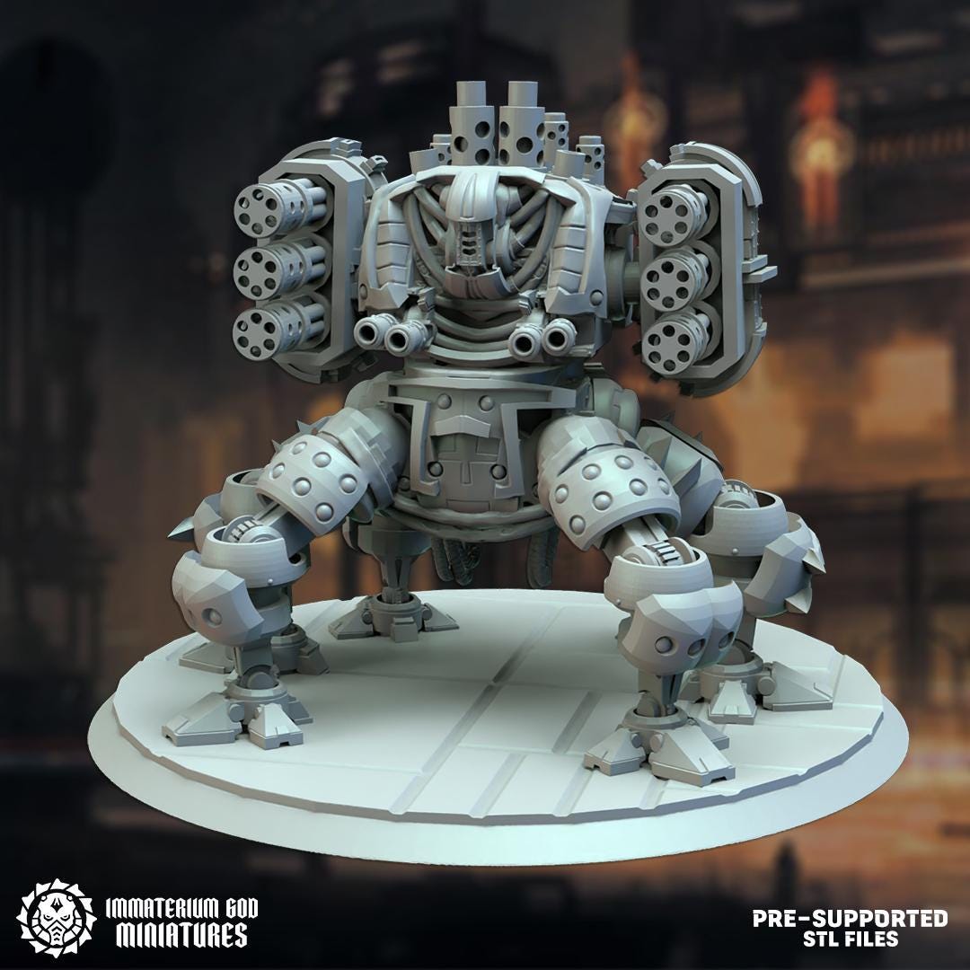 Iron Despoiler ALL WEAPONS | Immaterium God Miniatures | Grimdark Compatible