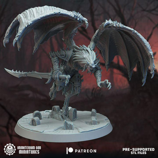 Vampire Queen | Immaterium God Miniatures | Grimdark Compatible