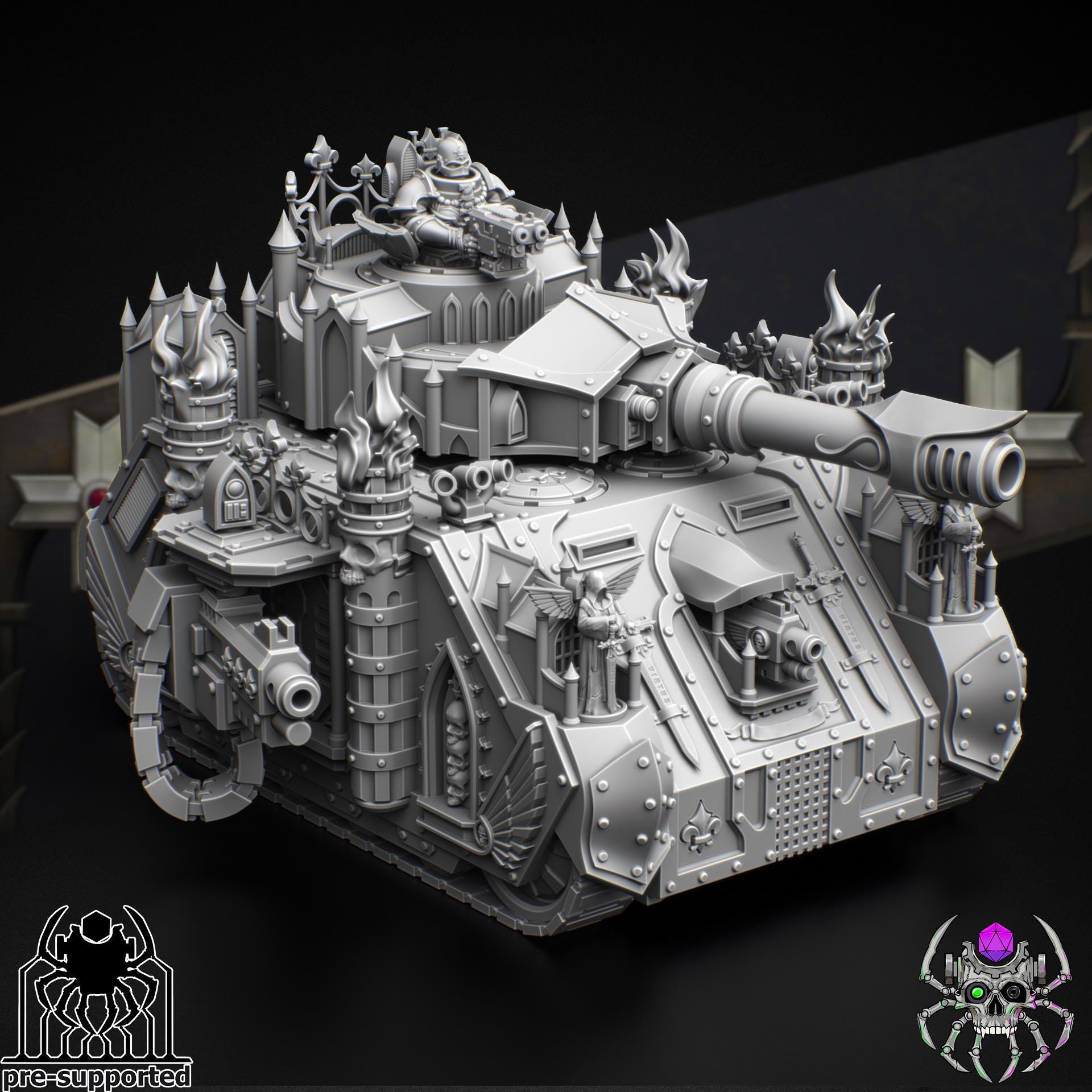 The Widows Heavy APC | EightLegsMiniatures | Grimdark Compatible