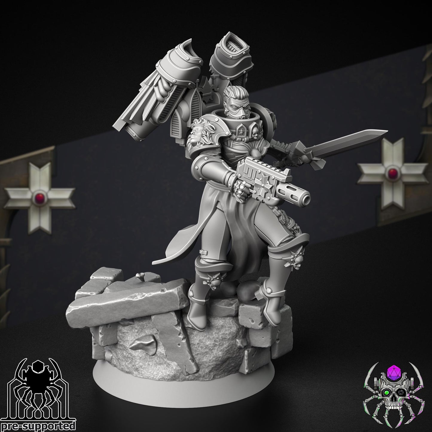 Widows Erelim Squad | EightLegsMiniatures | Grimdark Compatible