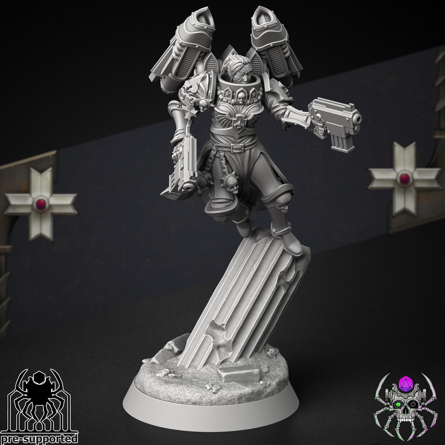 Widows Erelim Squad | EightLegsMiniatures | Grimdark Compatible