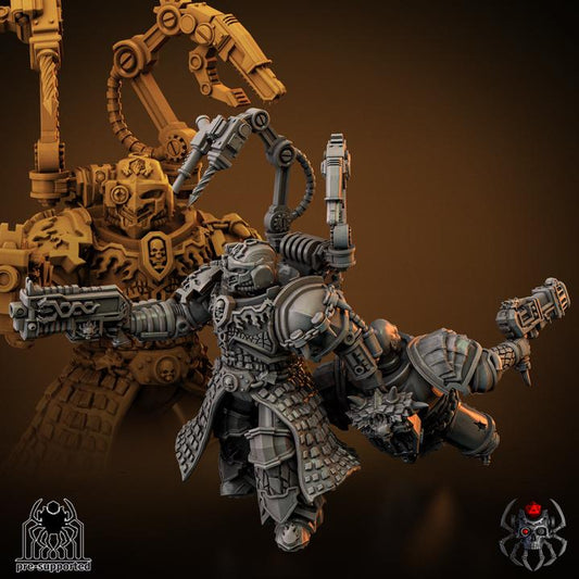 Flame Lizards Surgeon | EightLegsMiniatures | Grimdark Compatible