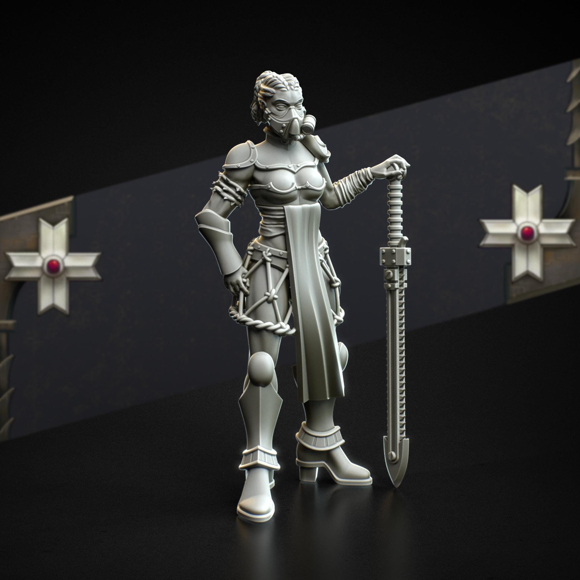 Widows of Regret Squad | EightLegsMiniatures | Grimdark Compatible