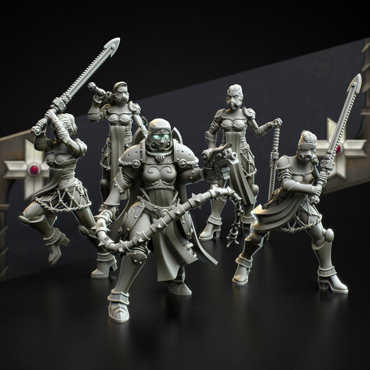 Widows of Regret Squad | EightLegsMiniatures | Grimdark Compatible