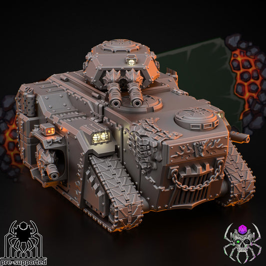 Flame Lizards APC Predator Variant | EightLegsMiniatures | Grimdark Compatible