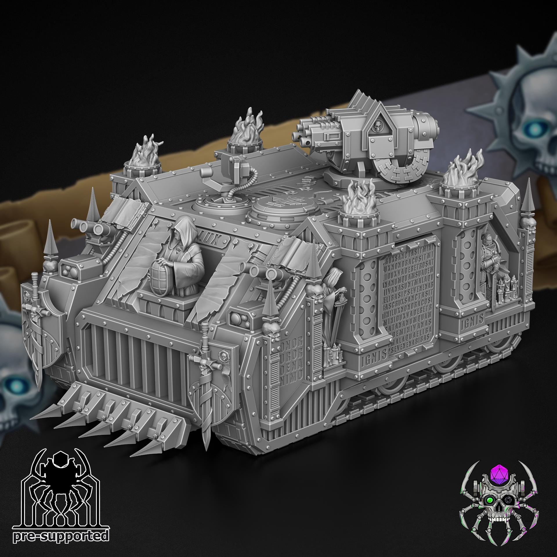 Demon Hunters APC | EightLegsMiniatures | Grimdark Compatible