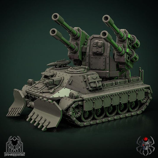 The "Whirlwind" infantry support vehicle | EightLegsMiniatures | Grimdark Compatible