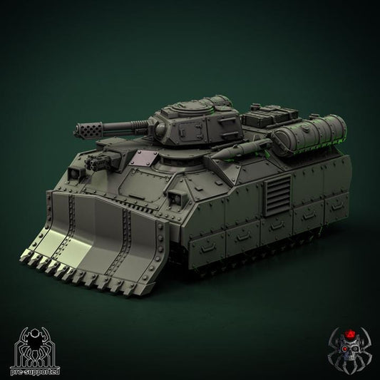 The "Cerberus" infantry support vehicle | EightLegsMiniatures | Grimdark Compatible