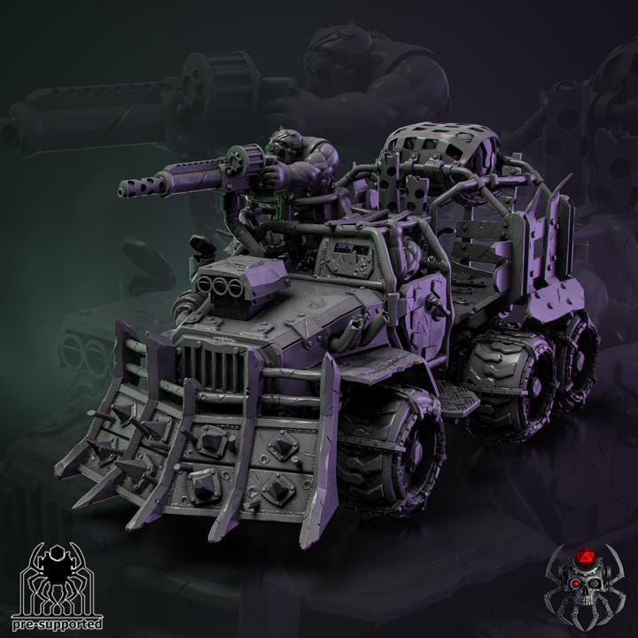 Wartruck | EightLegsMiniatures | Grimdark Compatible