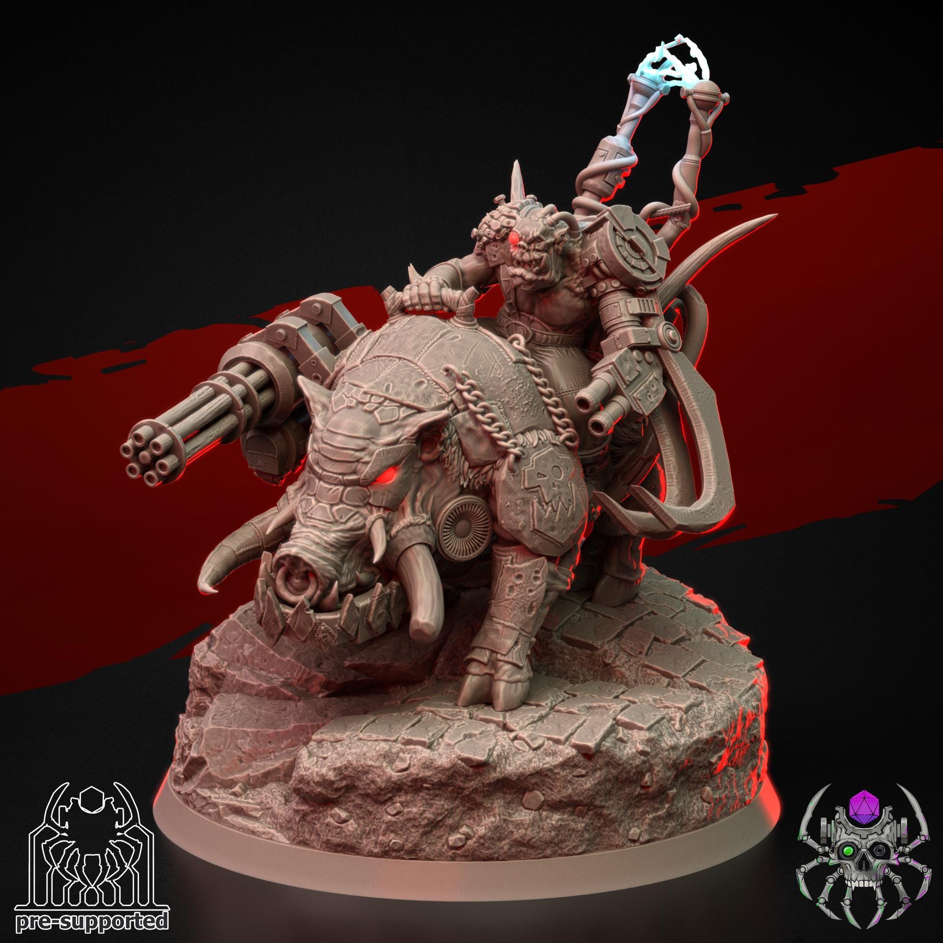 Ork Raider | EightLegsMiniatures | Grimdark Compatible