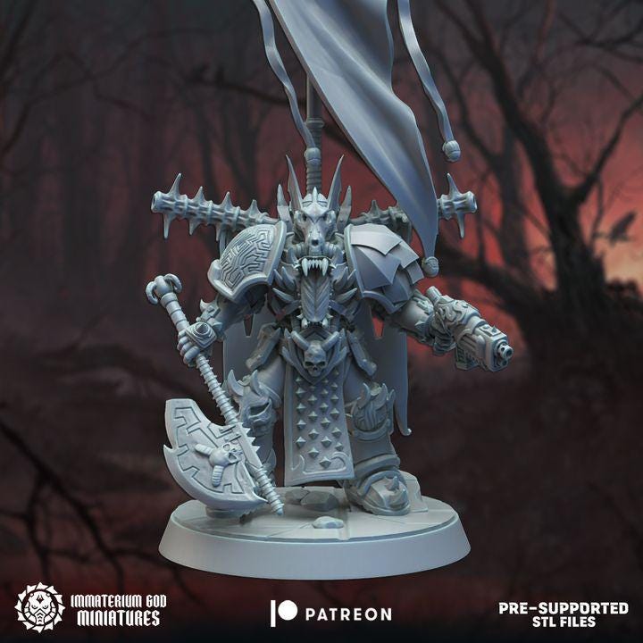 Vampire Queen | Immaterium God Miniatures | Grimdark Compatible