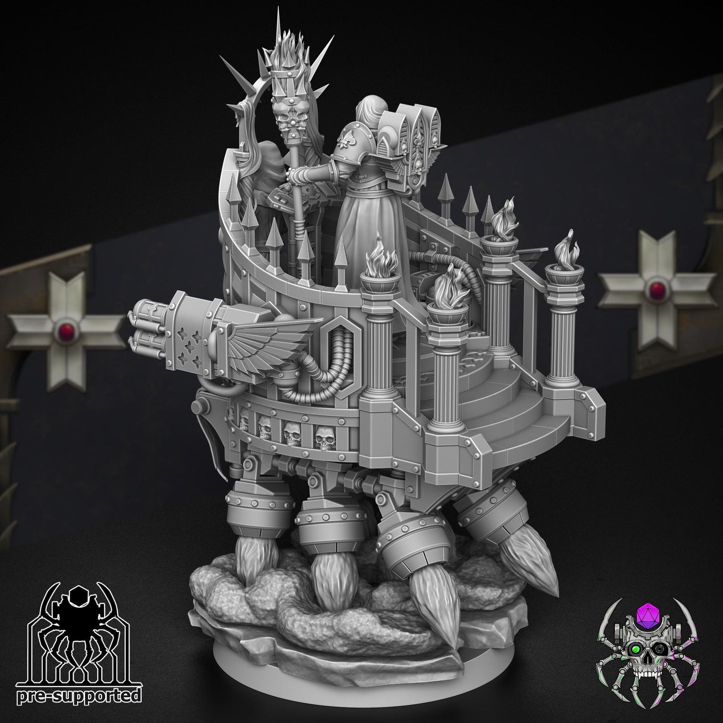 The Widows Dies Irae | EightLegsMiniatures | Grimdark Compatible