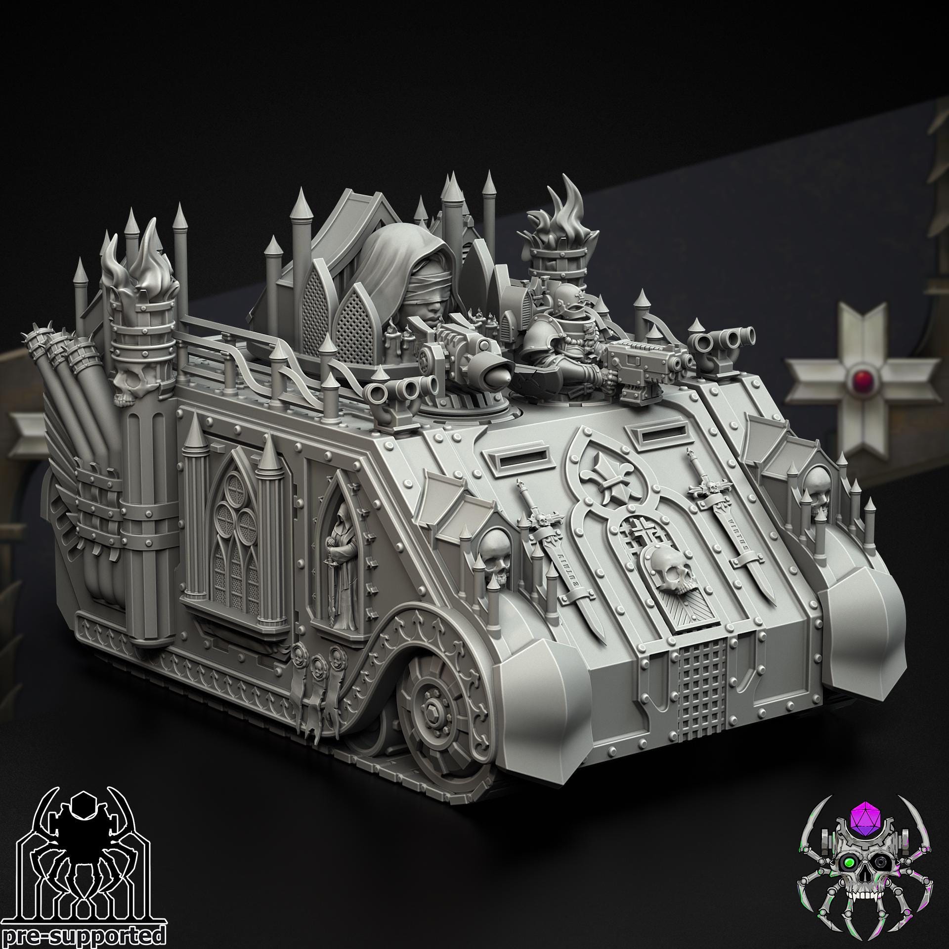 The Widows APC | EightLegsMiniatures | Grimdark Compatible