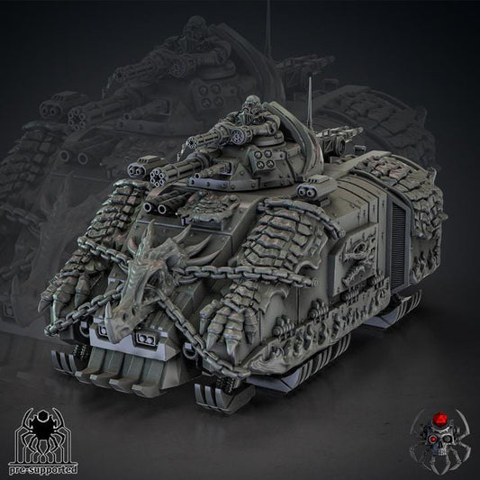 Flame Lizards Heavy Hover APC | EightLegsMiniatures | Grimdark Compatible