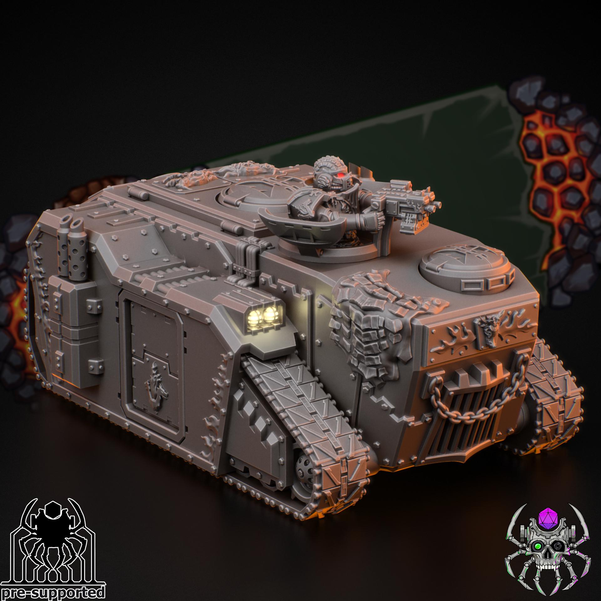 Flame Lizards APC | EightLegsMiniatures | Grimdark Compatible