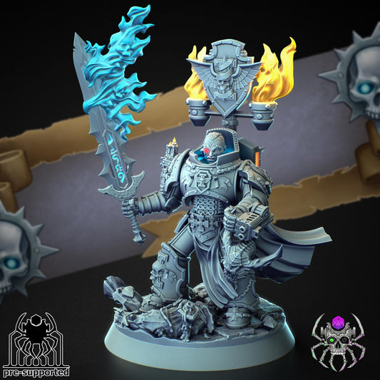 The High Warden of Demon Hunters | EightLegsMiniatures | Grimdark Compatible