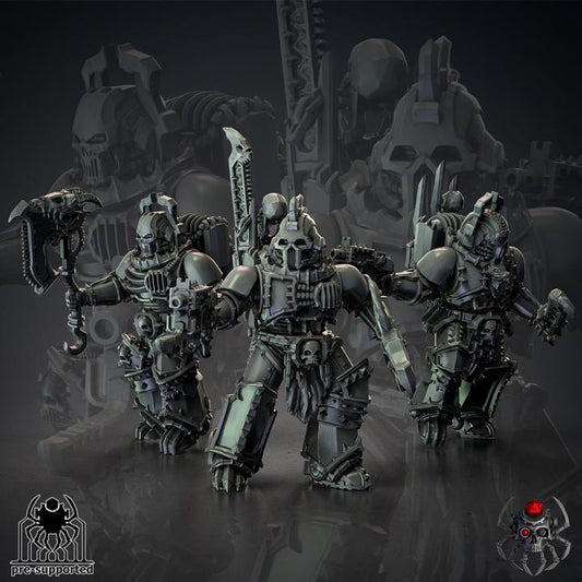 The Bloody Skulls Gladiators | EightLegsMiniatures | Grimdark Compatible | Set of 5